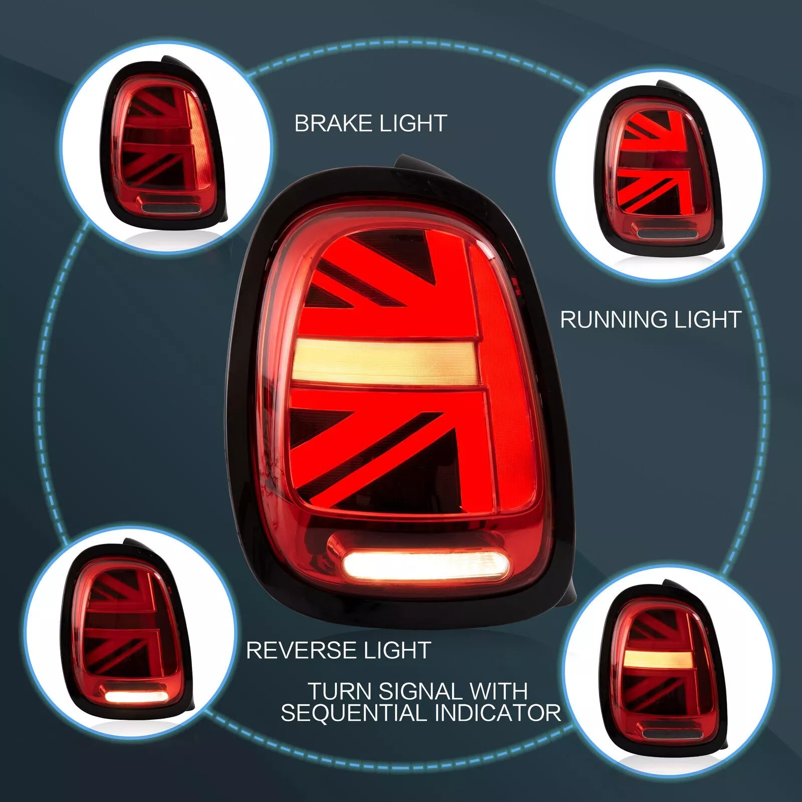Tail Lights For Mini Cooper F55 F56 F57 2014 - 2019 - Image 8