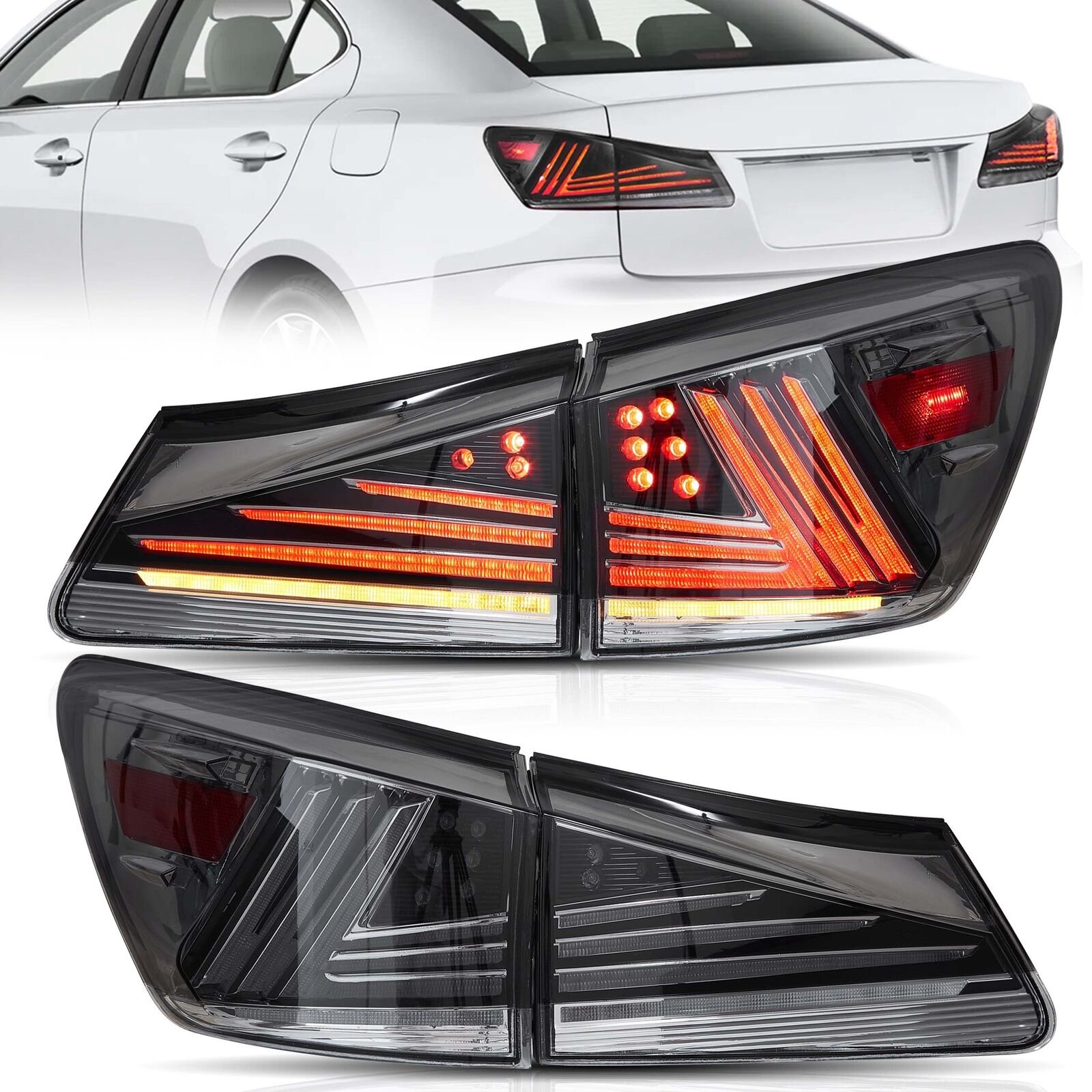 Tail lights for Lexus IS250 2006 - 2013 - Image 9