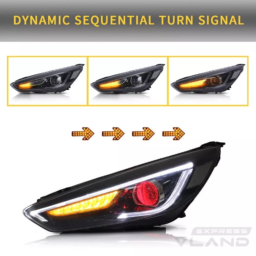 Headlights For Ford Focus 2015 - 2018 - Image 12