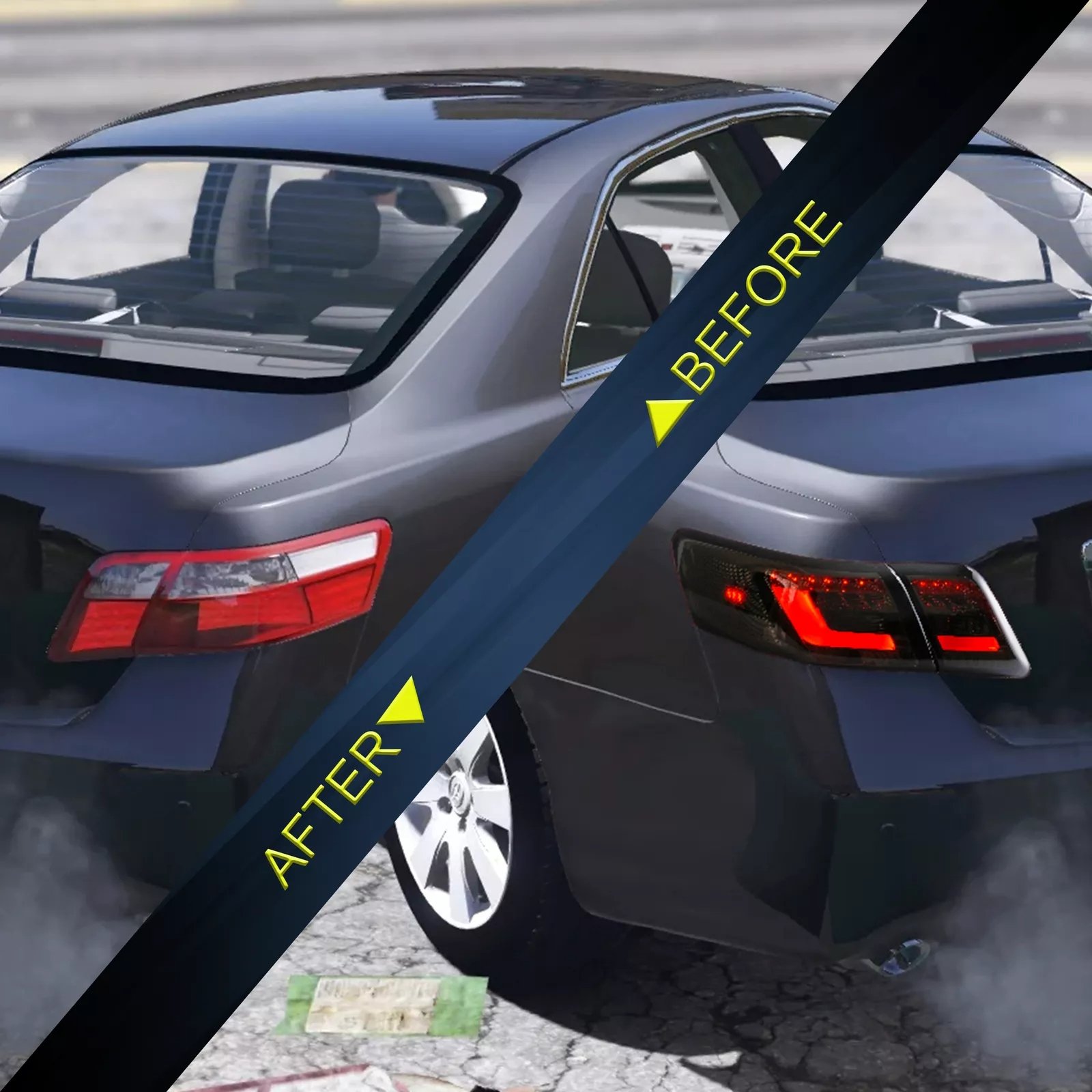 Tail Lights For Smoked Toyota Camry 2006 - 2011 - Image 13