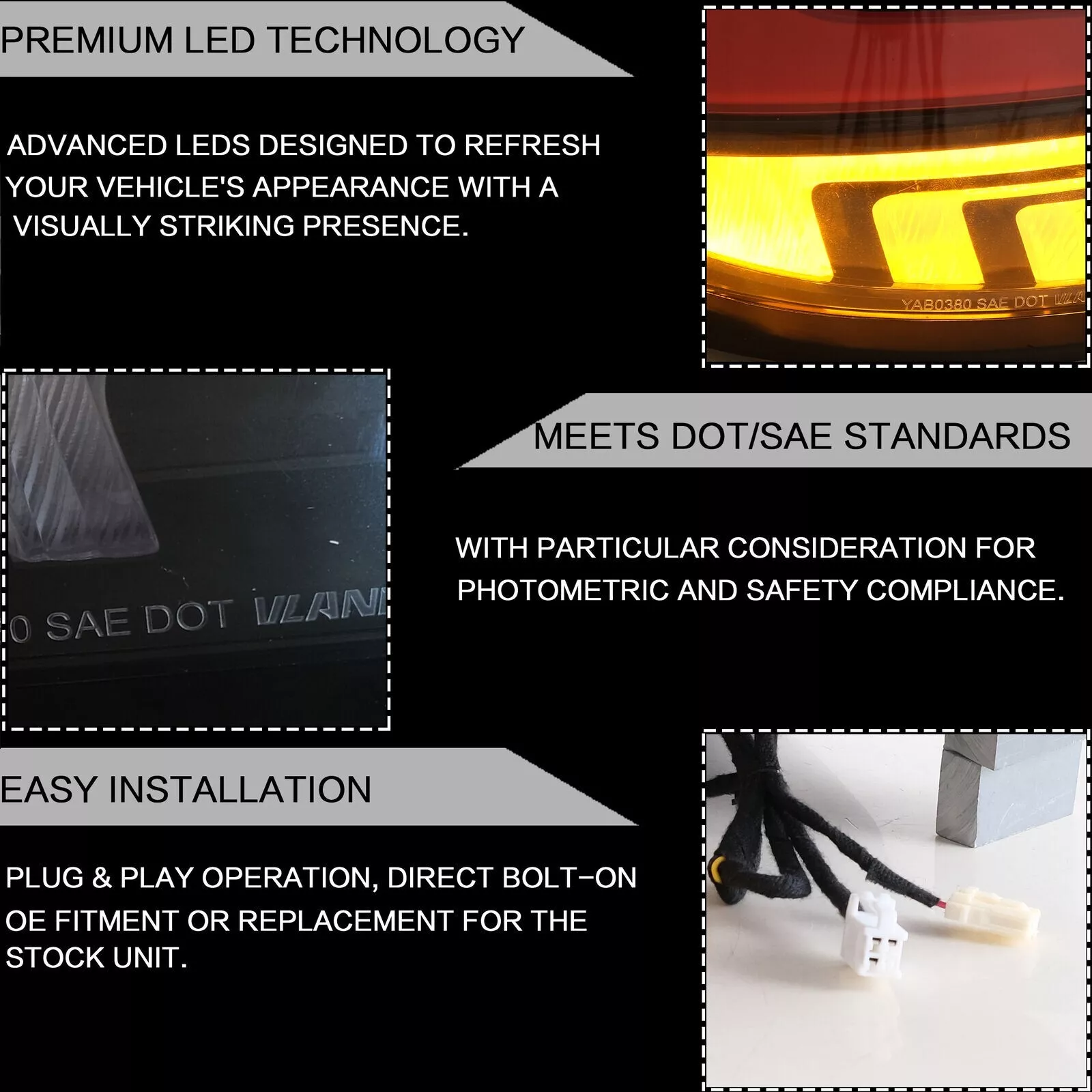 TAIL LIGHTS Clear FOR LEXUS RX 2009 - 2014 - Image 8