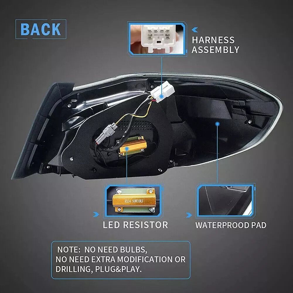 Tail Lights For Subaru WRX 2015 - 2021 - Image 4