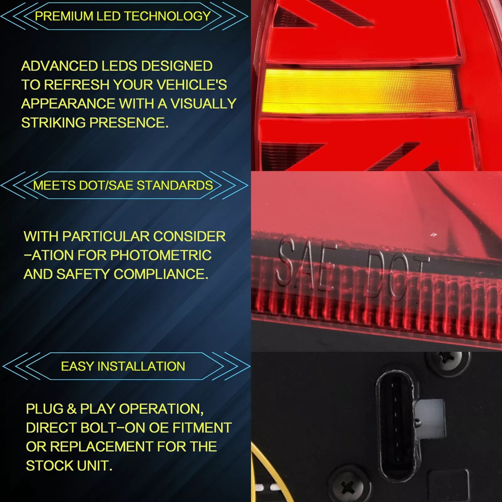 Tail Lights For Mini Cooper F55 F56 F57 2014 - 2019 - Image 2