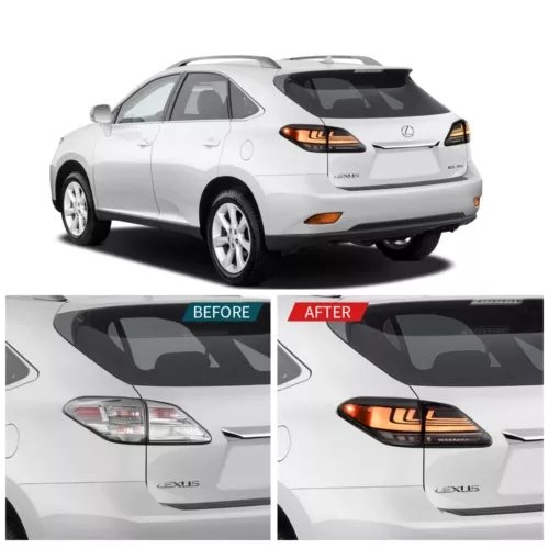 TAIL LIGHTS Clear FOR LEXUS RX 2009 - 2014 - Image 10