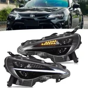 Headlights For Toyota 86 Subaru BRZ 2012 - 2021 Blue DRL Startup Animation