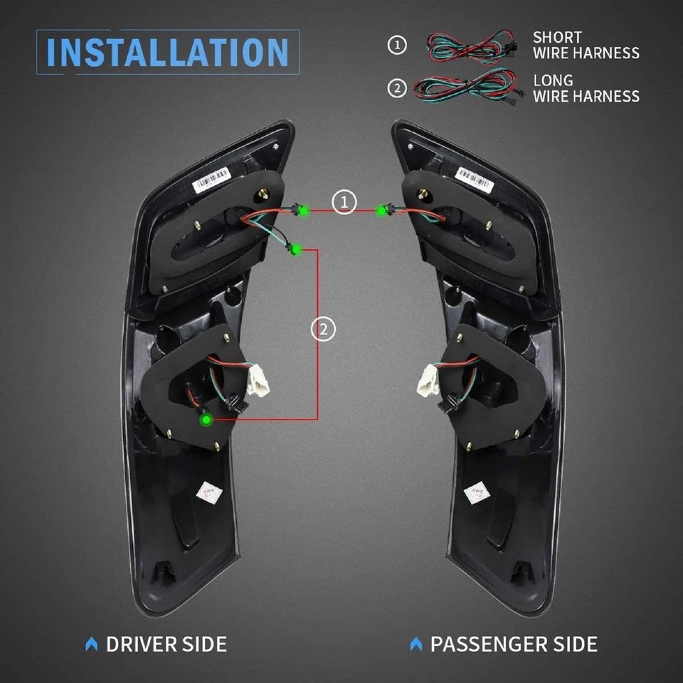 Tail Lights For Smoked Toyota Camry 2006 - 2011 - Image 11