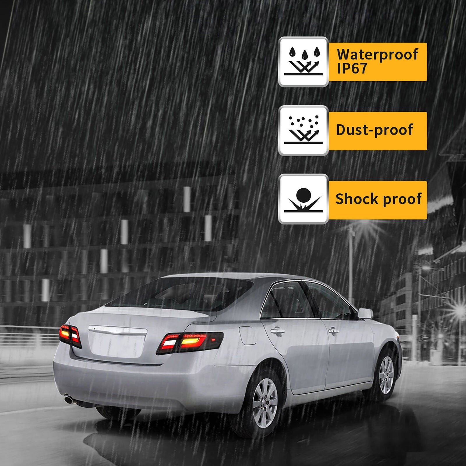 Tail Lights For Smoked Toyota Camry 2006 - 2011 - Image 3