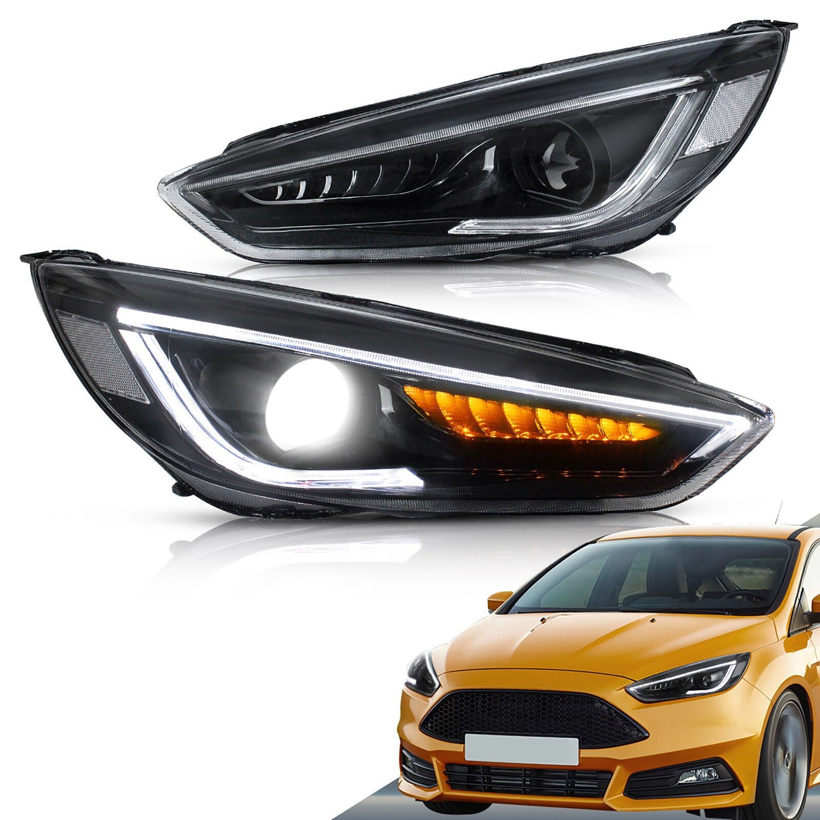 Headlights For Ford Focus 2015 - 2018 - Image 2
