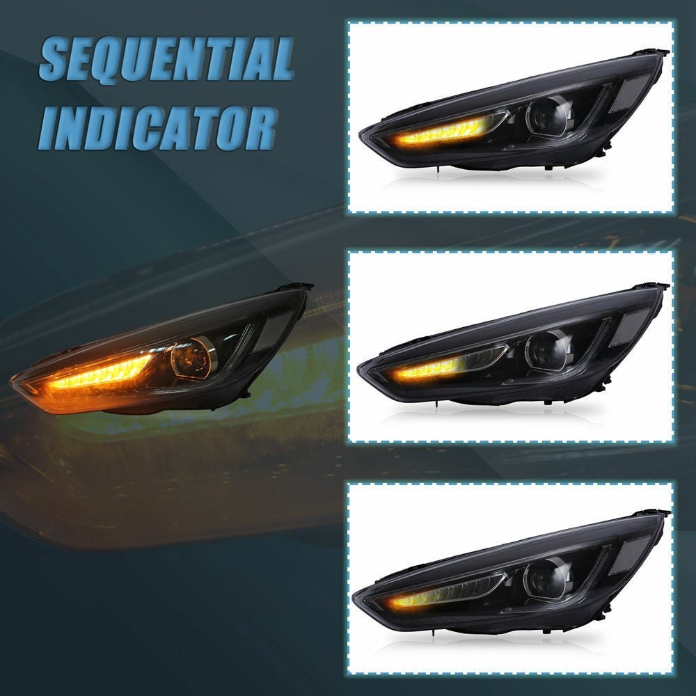 Headlights For Ford Focus 2015 - 2018 - Image 4