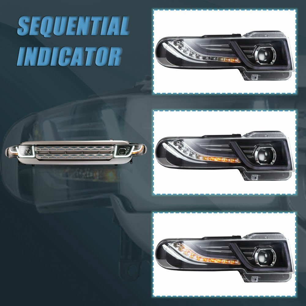 Headlights For 2007 - 2020 Toyota FJ Cruiser - Image 3