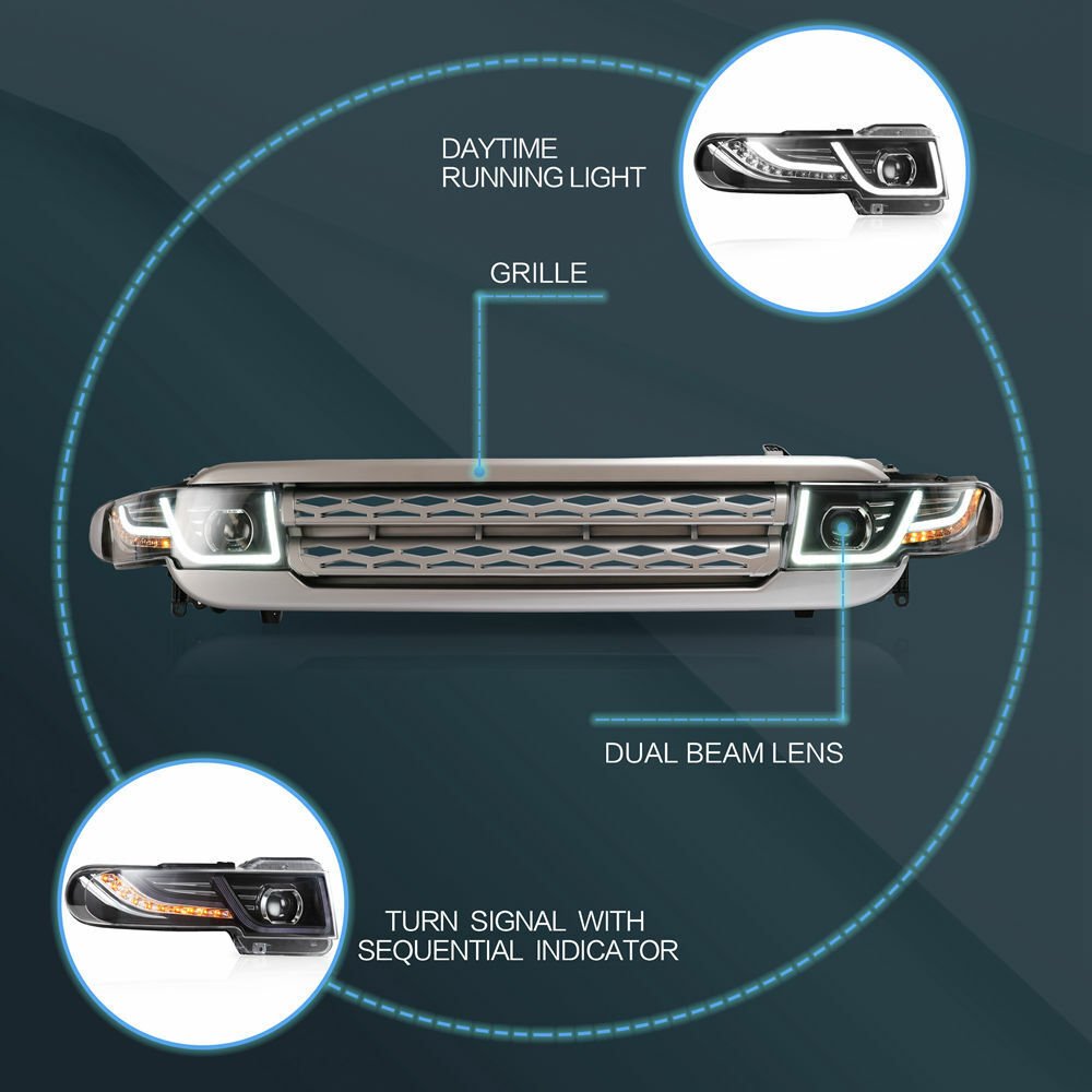 Headlights For 2007 - 2020 Toyota FJ Cruiser - Image 4