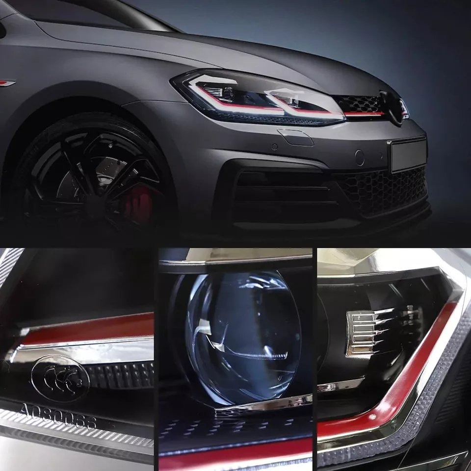 Headlights For 2018-2021 VW Golf 7.5 MK7.5 - Image 10