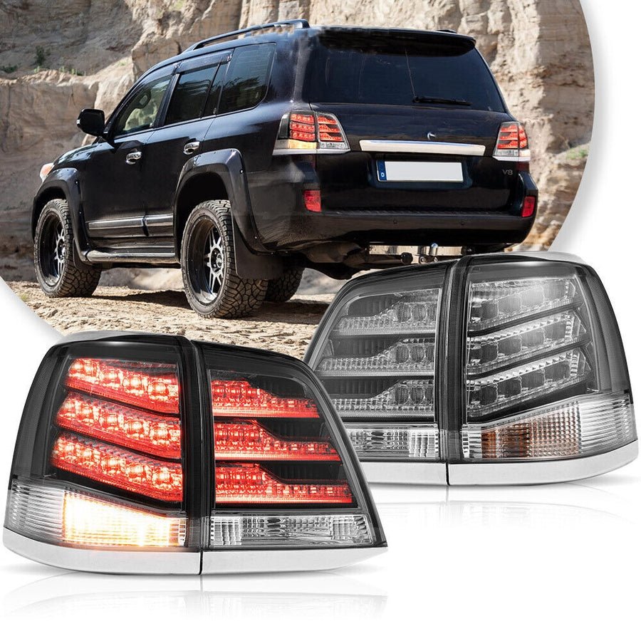Clear Tail Lights For Toyota Land Cruiser 2008 - 2015 - Image 7