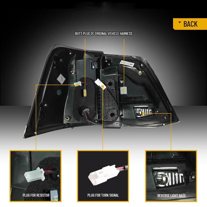 Clear Tail Lights For Toyota Land Cruiser 2008 - 2015 - Image 8