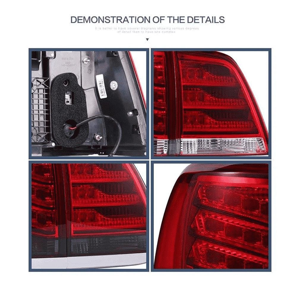 Clear Tail Lights For Toyota Land Cruiser 2008 - 2015 - Image 4