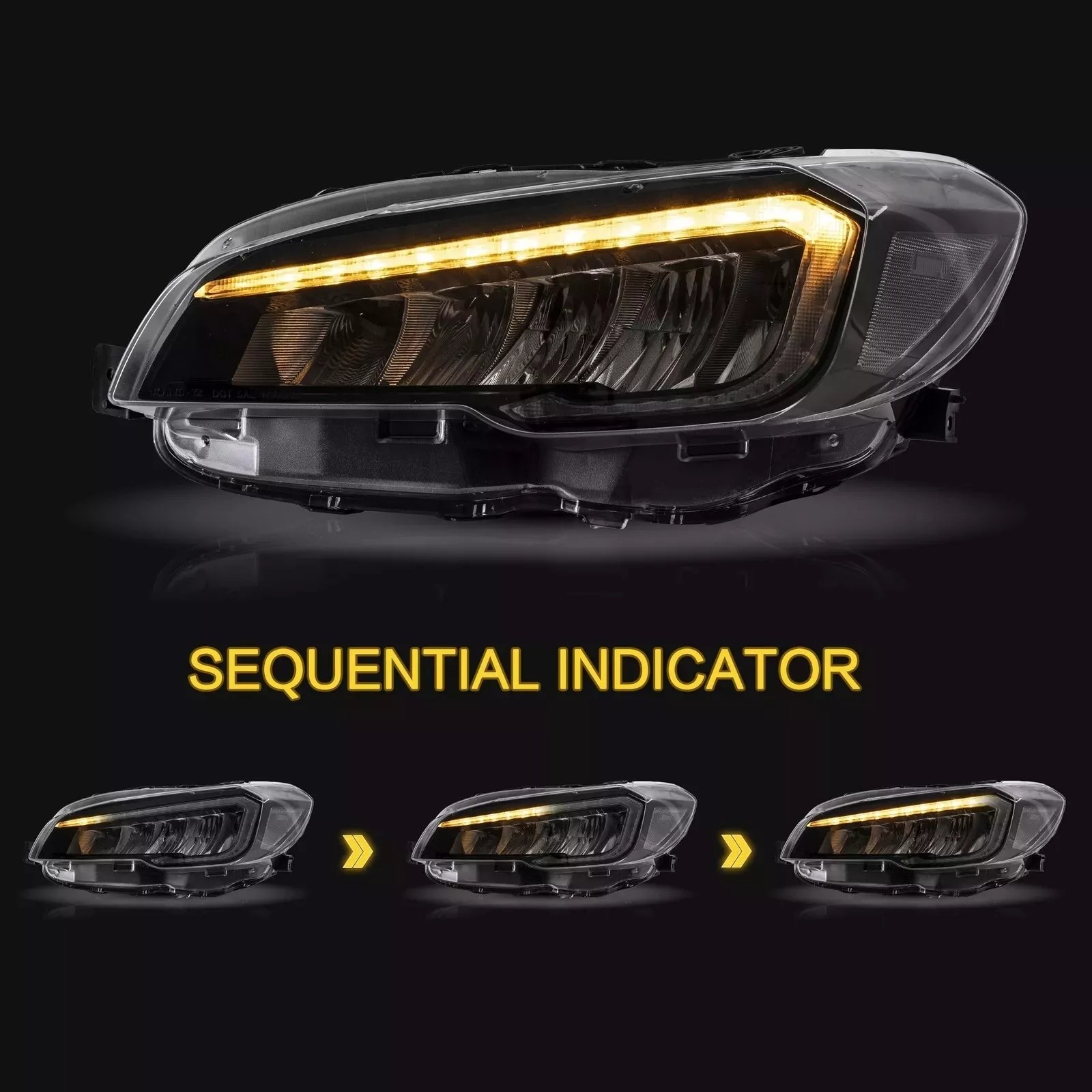 Headlights For Subaru WRX 2015-21 - Image 5