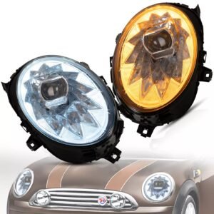 Headlights For 2014-2018 BMW Mini Cooper F56 F55 F57 With Sequential Indicator