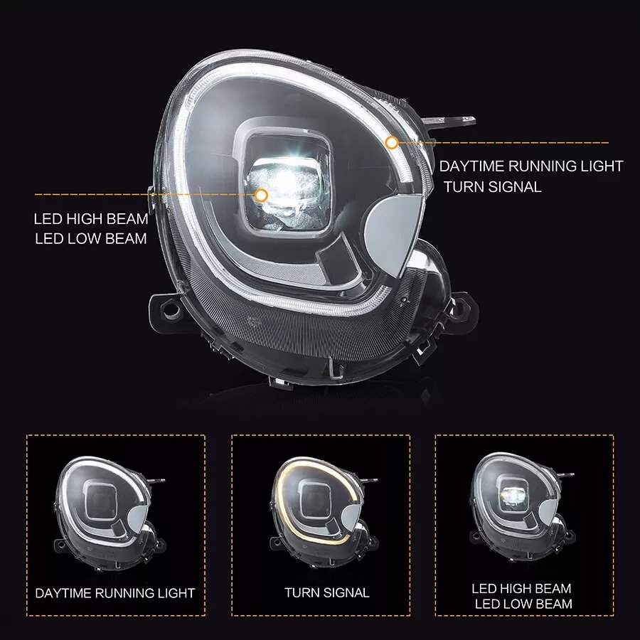 Headlights For 2010-16 Mini Cooper Countryman R60 - Image 7