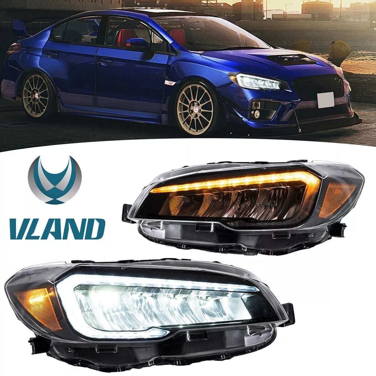 Headlights For Subaru WRX 2015-21 - Image 9