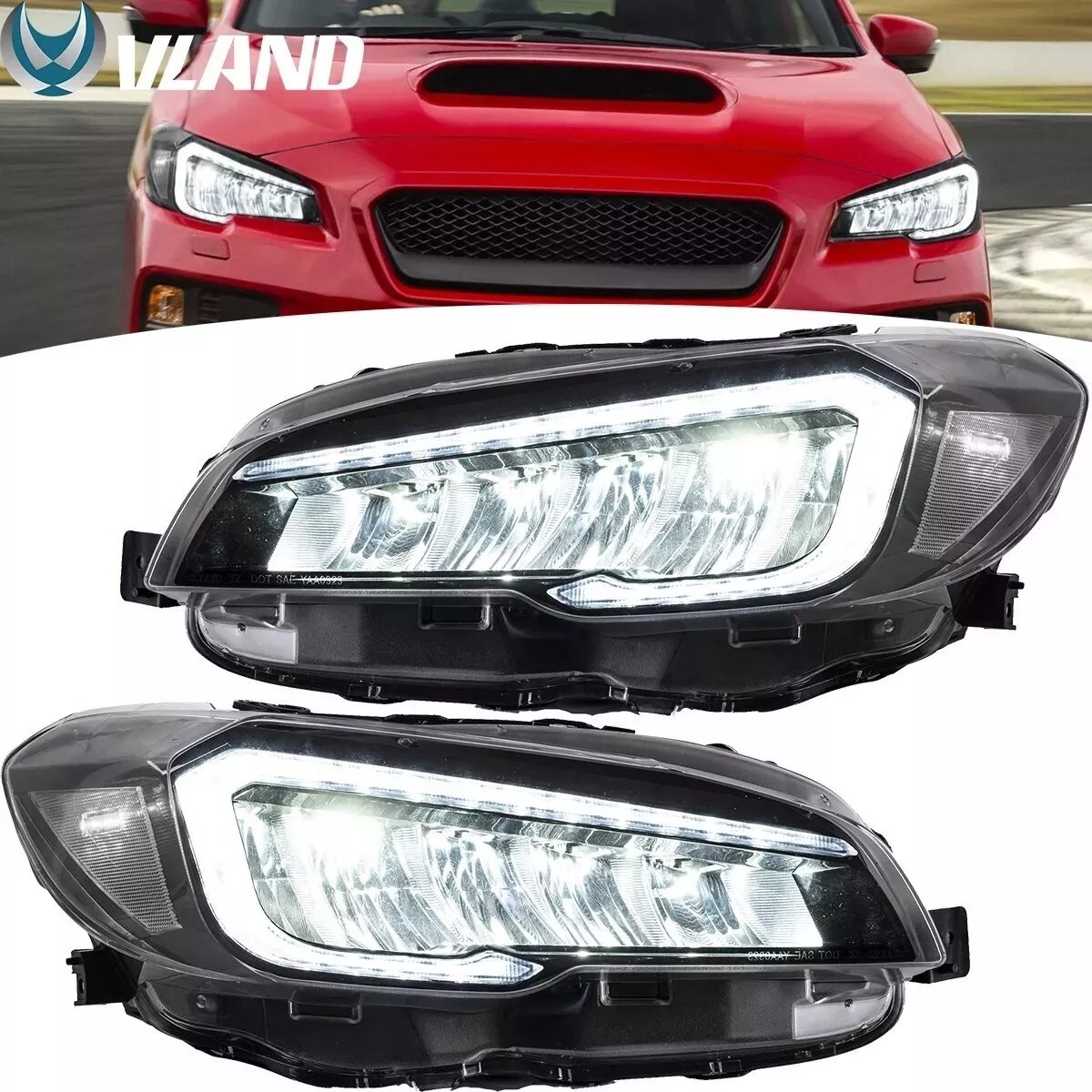 Headlights For Subaru WRX 2015-21