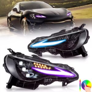 VLAND 3Projector Headlights For 2012-20 Toyota 86 Subaru BRZ W/RGB DRL
