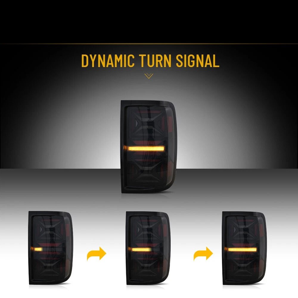 VLAND Smoked Tail lights for 10-22 Volkswagen Amarok With Dynamic Welcome Lighting - Image 4