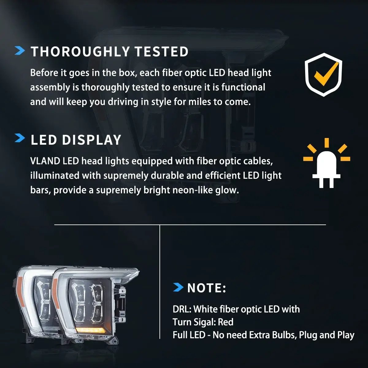 Ford F-150 14th Gen Headlights For 2021-2023 - Image 17