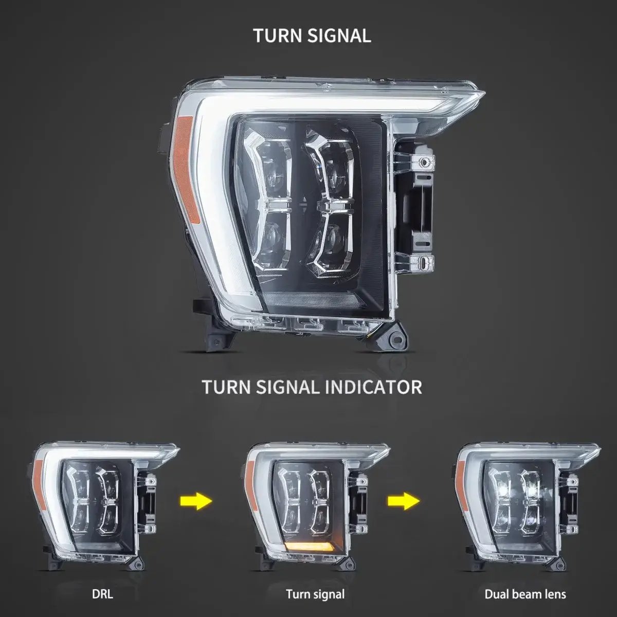 Ford F-150 14th Gen Headlights For 2021-2023 - Image 12