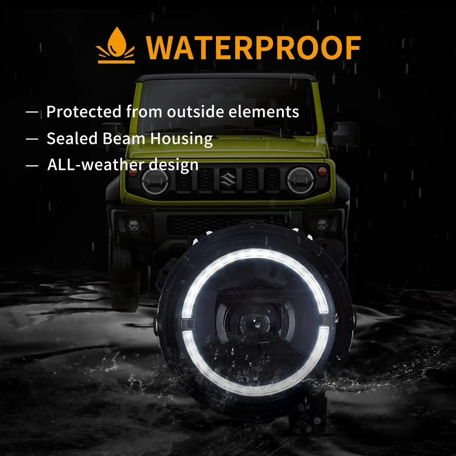 VLAND Headlights for 19-23 Suzuki Jimny Full LED Dual Beam Projector Upgrade - Image 11