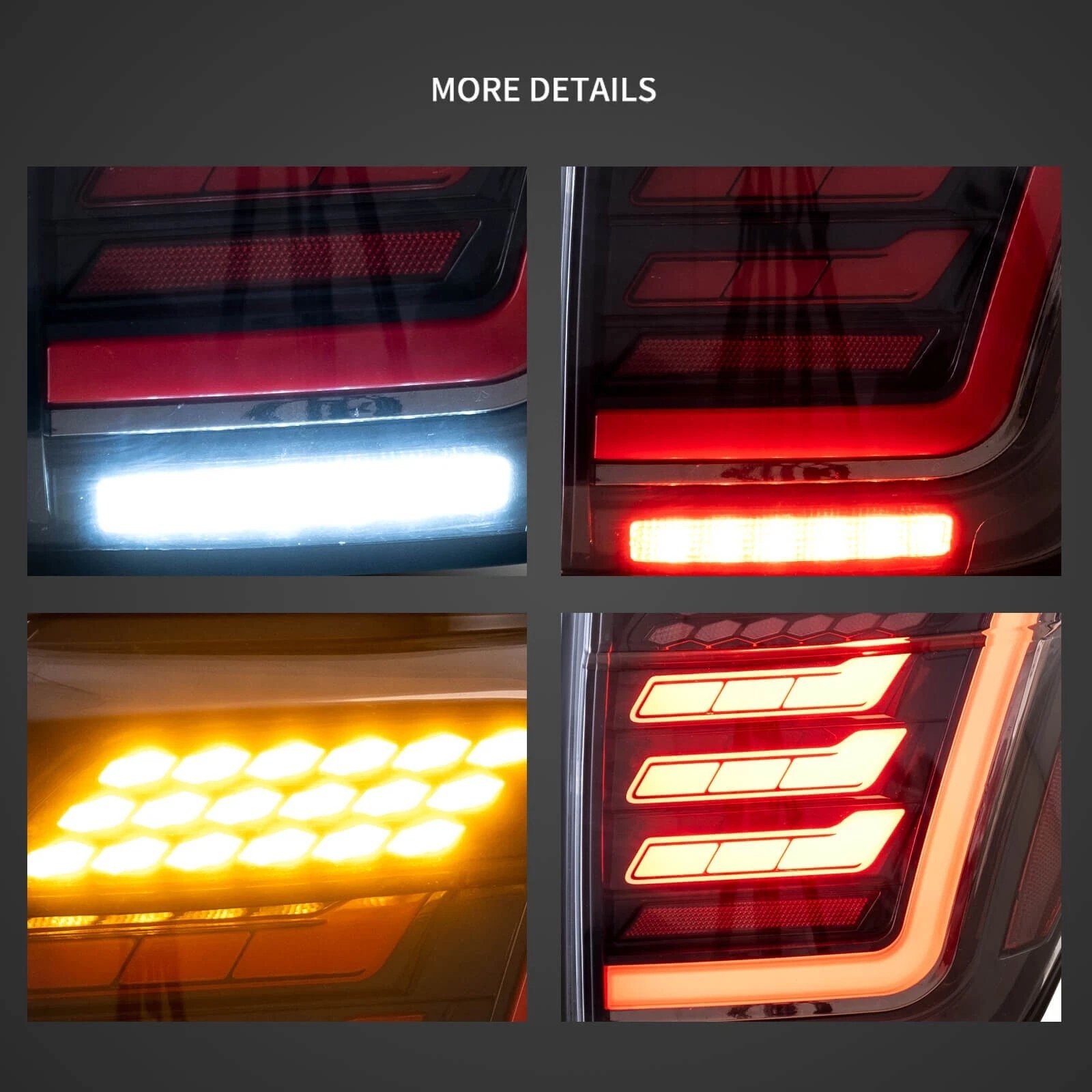Toyota 4Runner Clear Tail Lights For 2014-2021 - Image 9