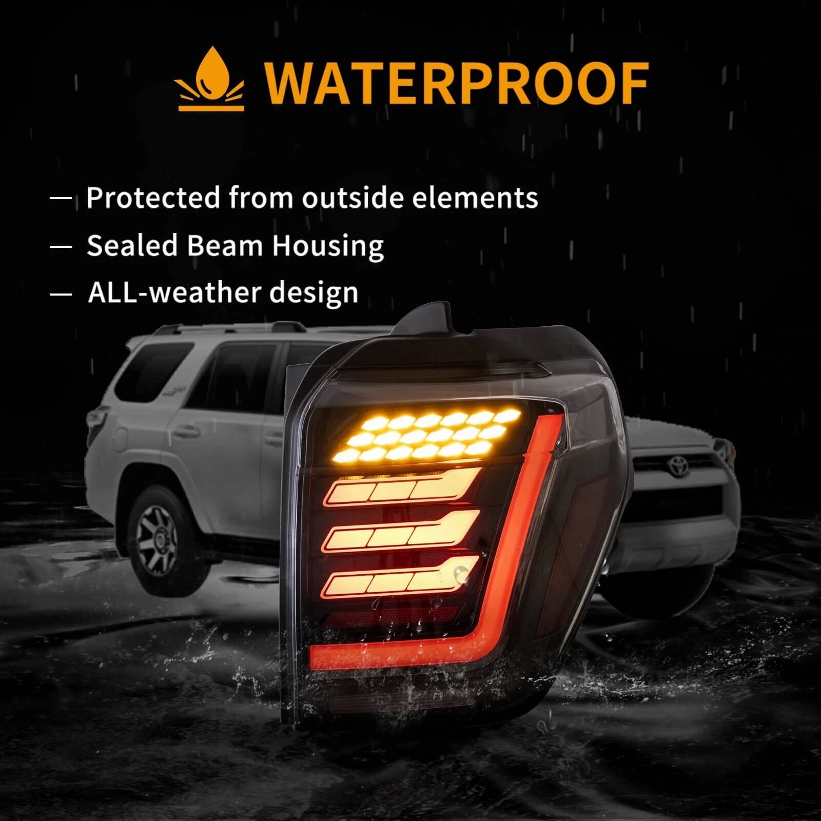 Toyota 4Runner Clear Tail Lights For 2014-2021 - Image 12