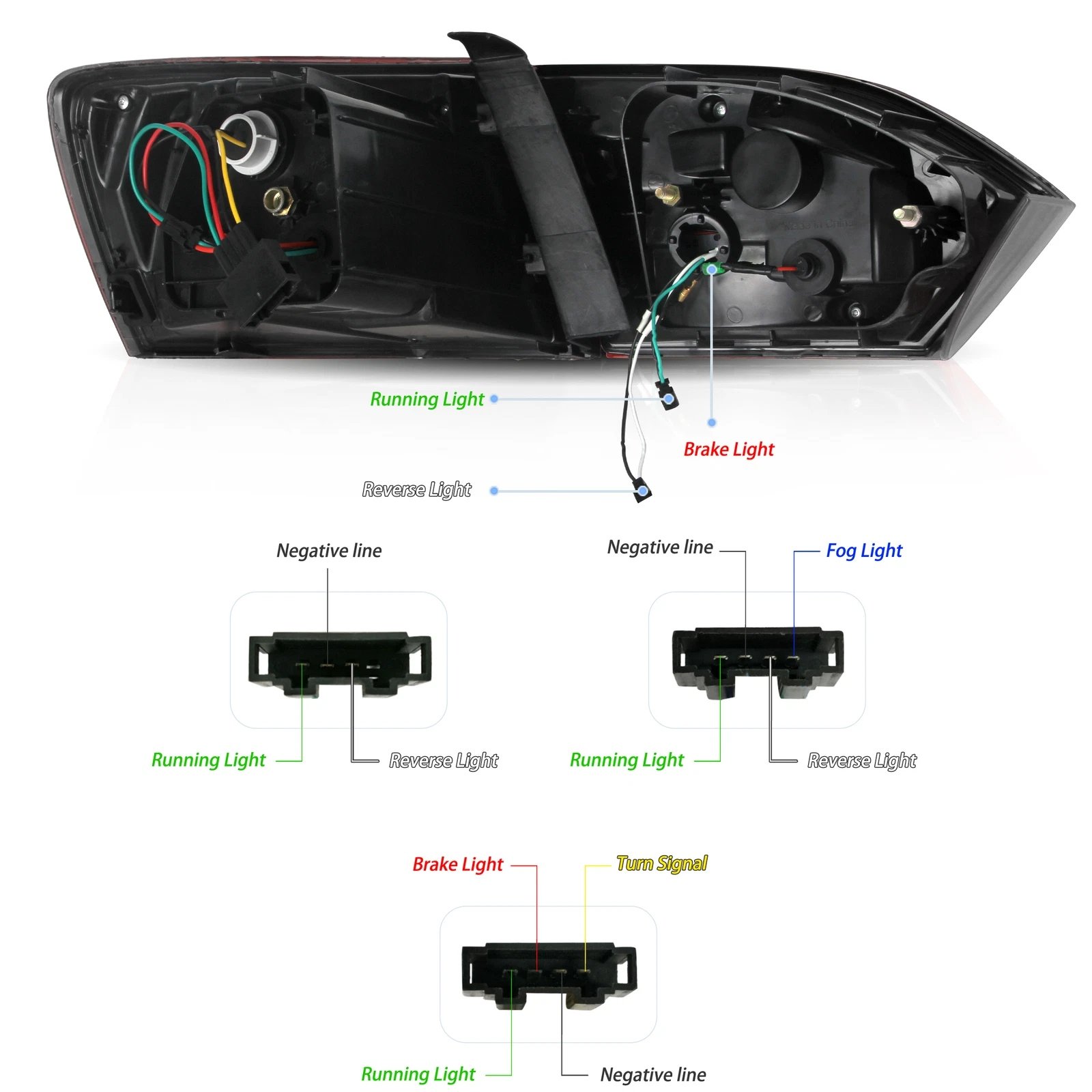 VLAND 2011-2014 Volkswagen Jetta MK6 Tail Lights With LED Sequential - Image 19