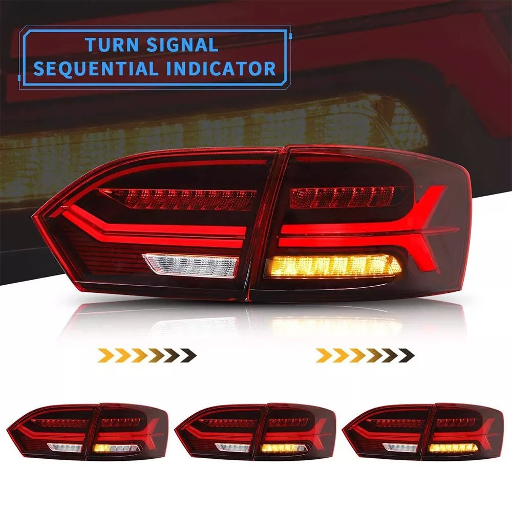 VLAND 2011-2014 Volkswagen Jetta MK6 Tail Lights With LED Sequential - Image 4