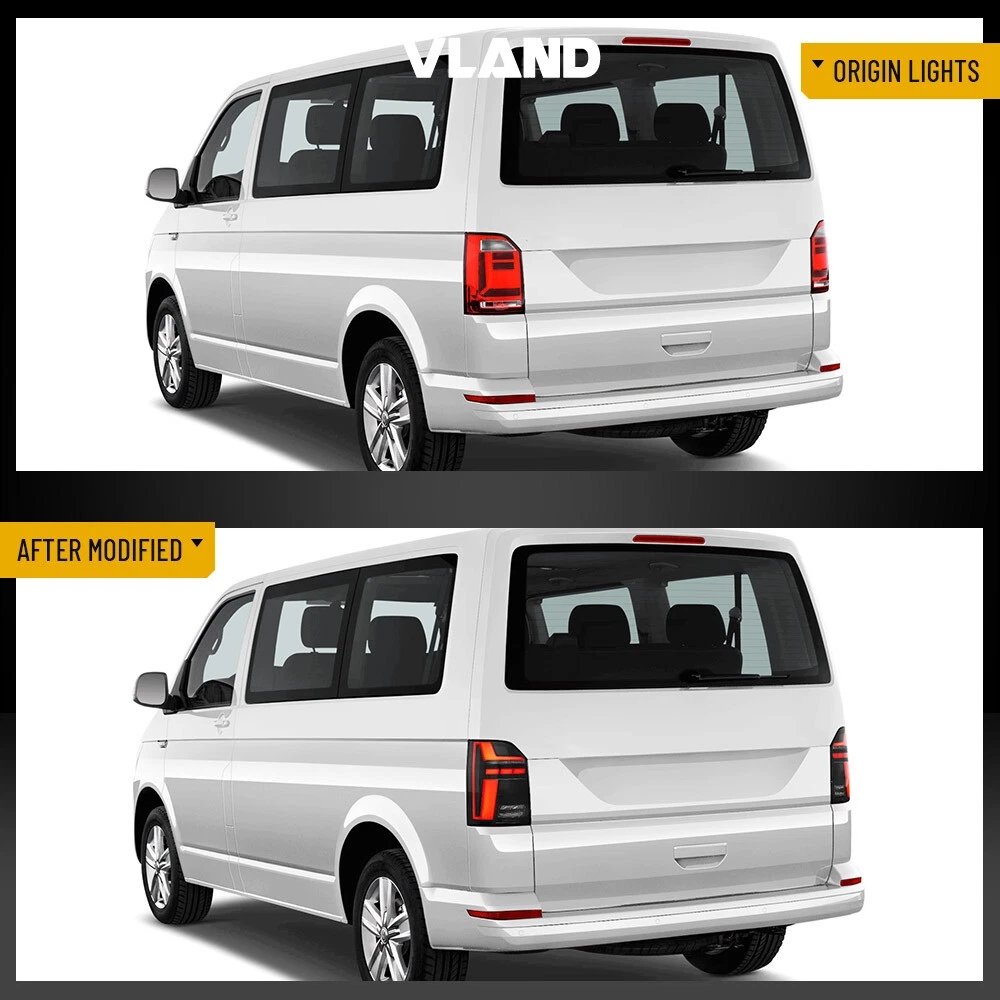 VLAND LED Tail Light For 2016-2019 VW Transporter Multivan Caravelle T6 - Image 21