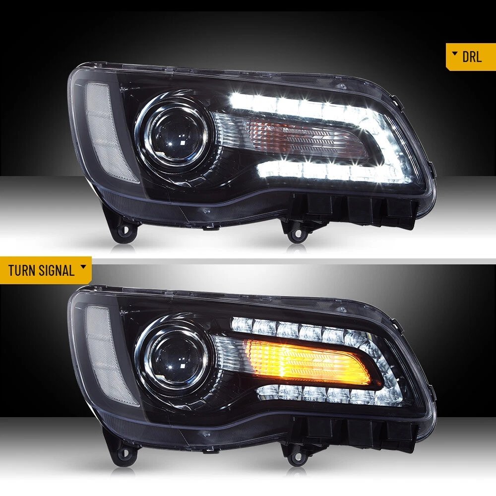 Vland 2011-2023 Chrysler 300/300C Headlights W/LED Dual Beam Projector - Image 7