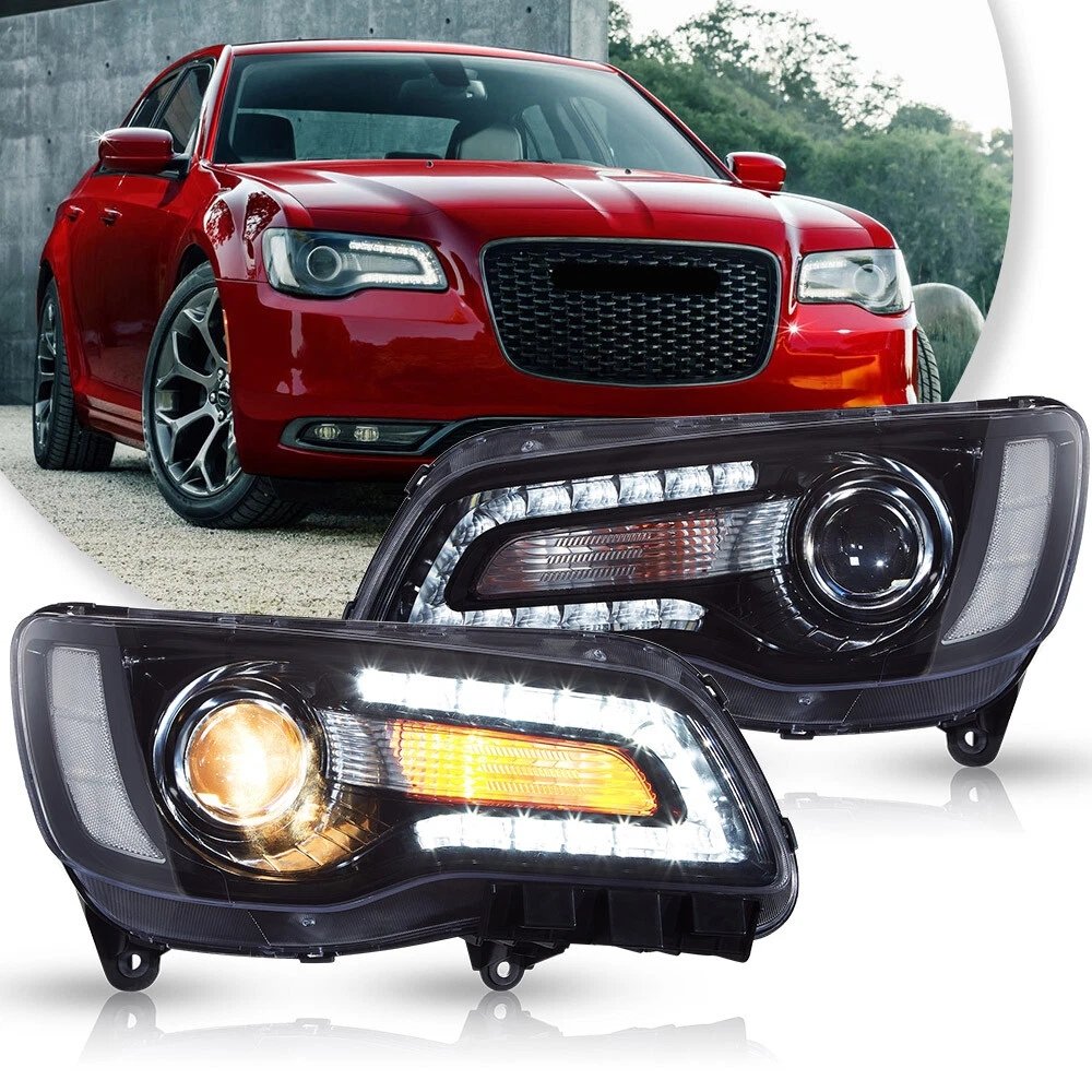 Vland 2011-2023 Chrysler 300/300C Headlights W/LED Dual Beam Projector - Image 17