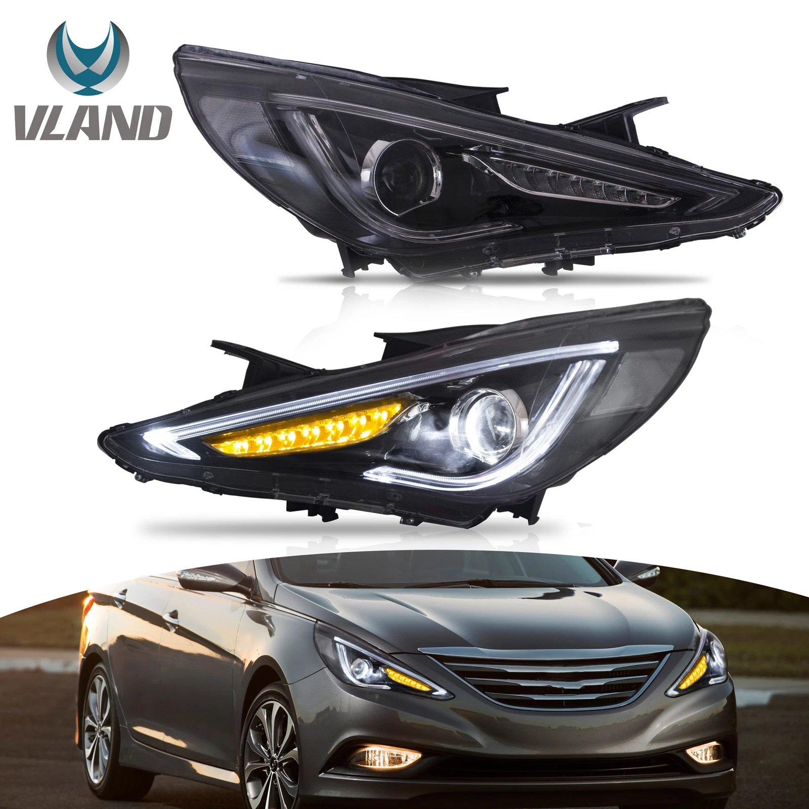 Hyundai Sonata Headlights For 2011-2014