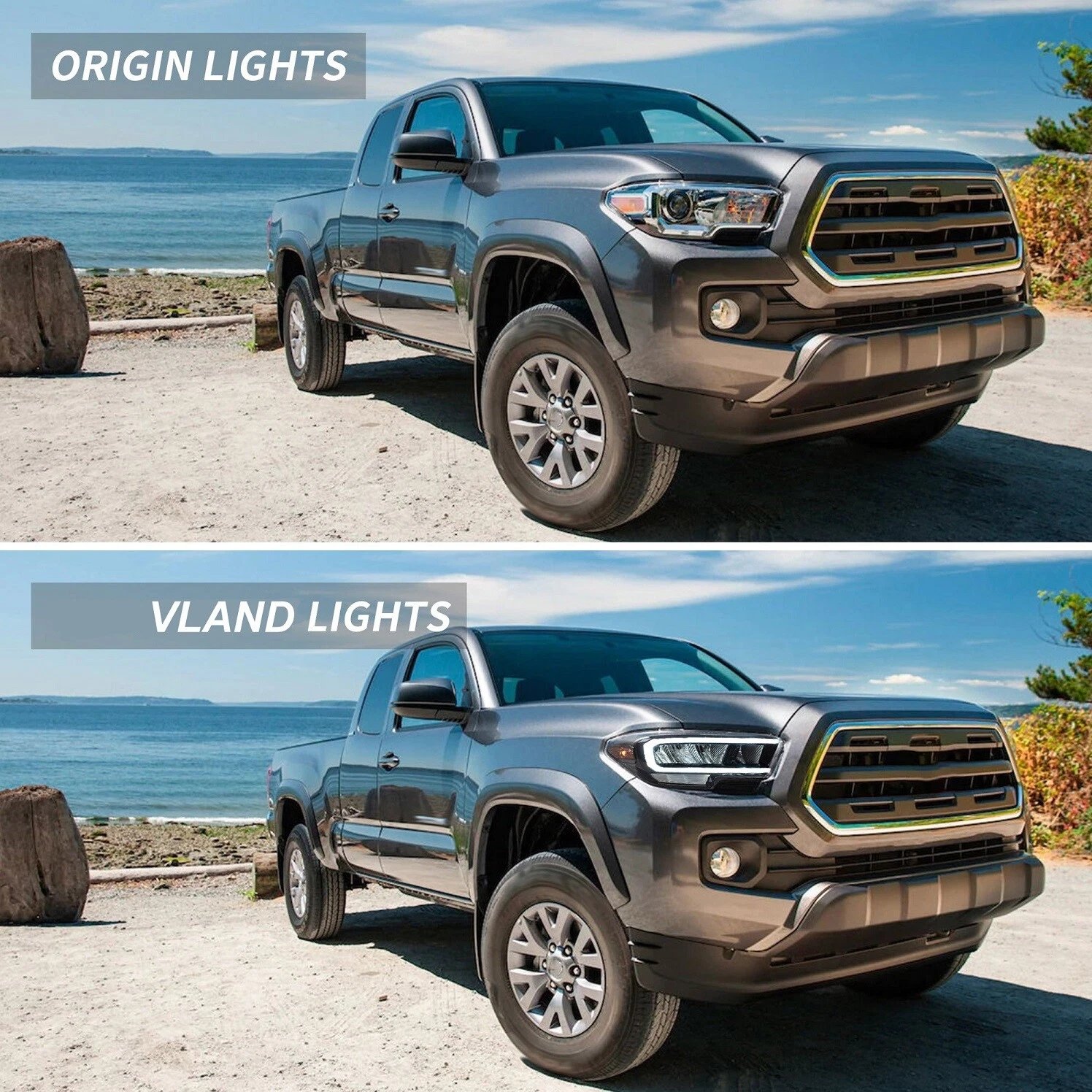 Toyota Tacoma Headlights For 2016-2023 - Image 2