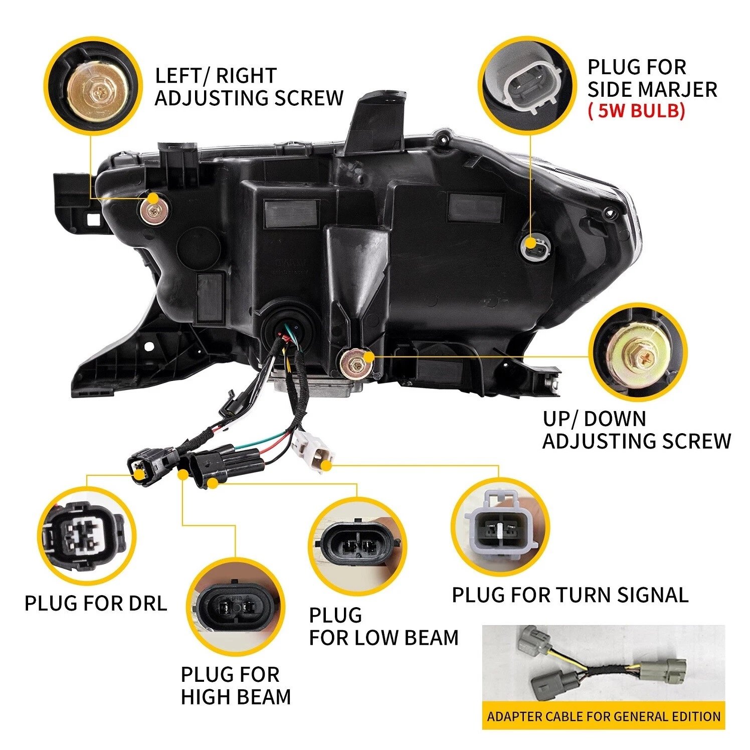 Toyota Tacoma Headlights For 2016-2023 - Image 4