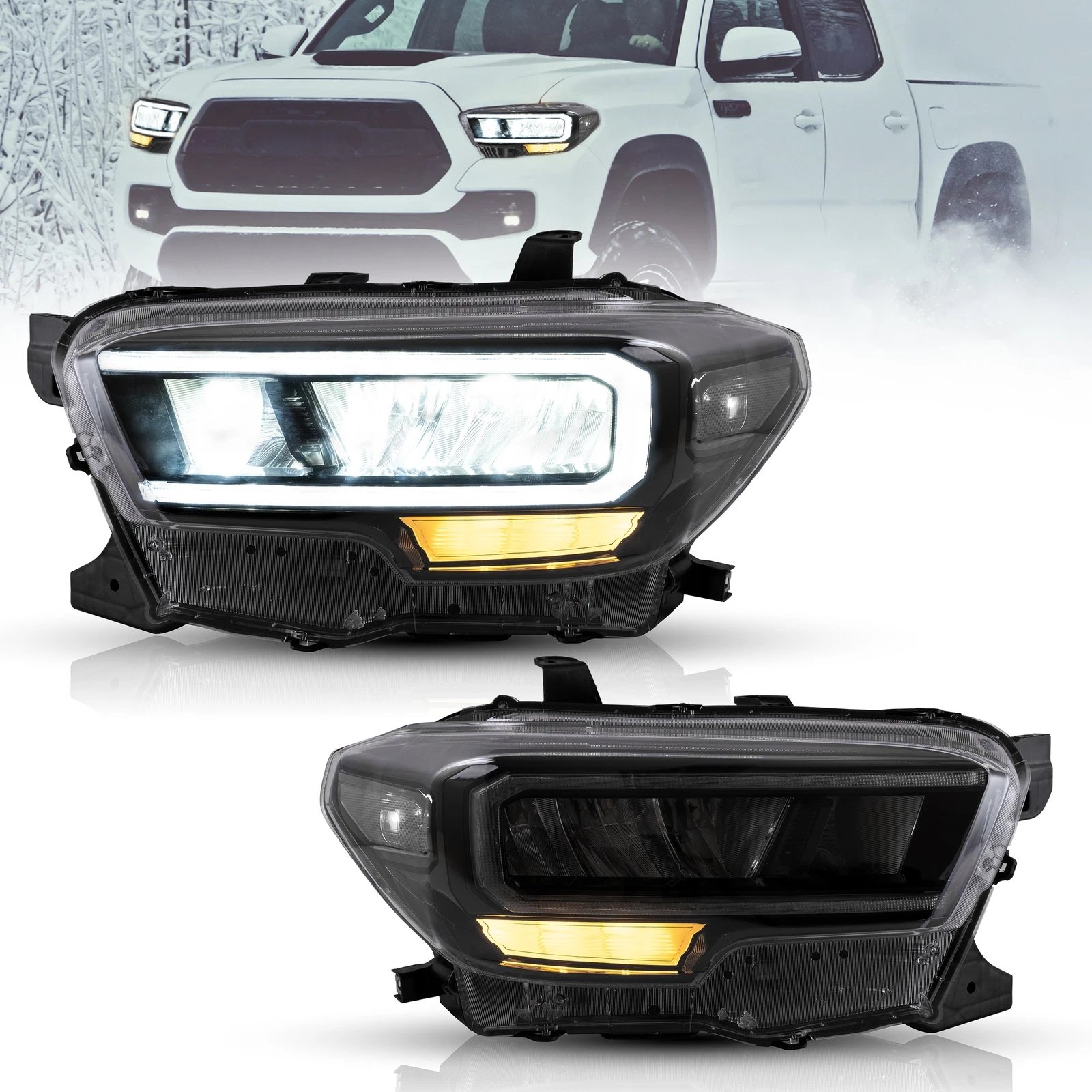 Toyota Tacoma Headlights For 2016-2023 - Image 13