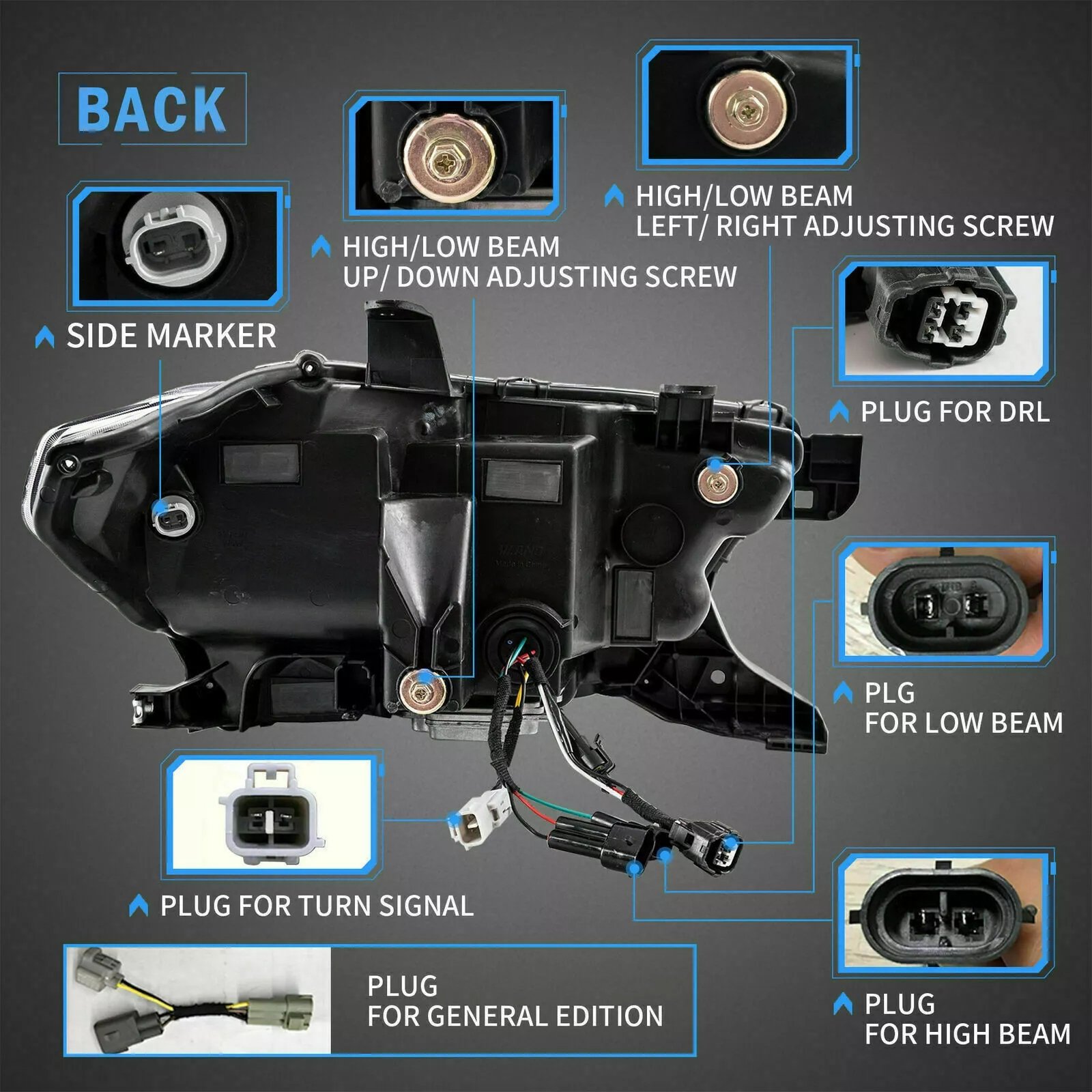 Toyota Tacoma Headlights For 2016-2023 - Image 17