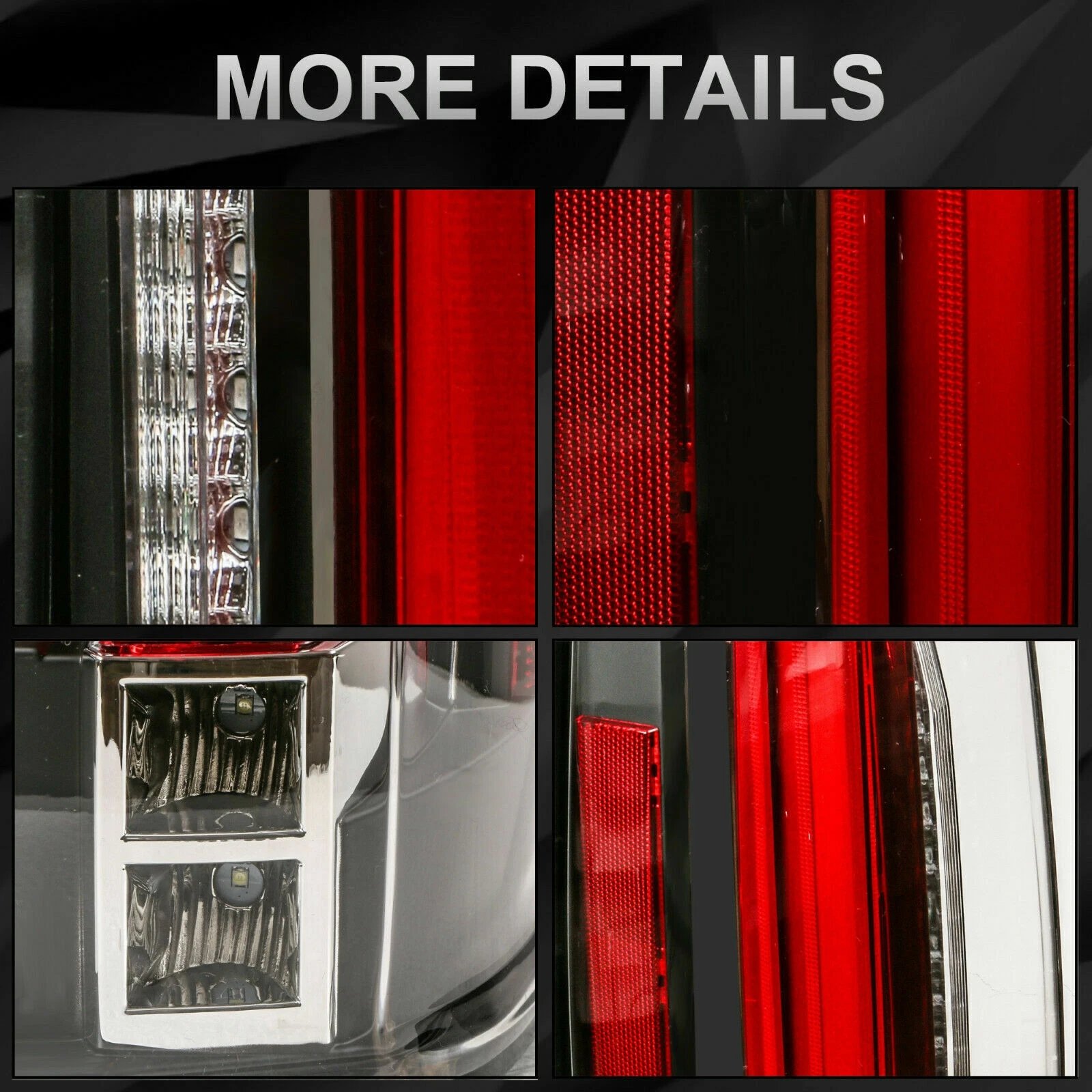 Vland 15-20 (4th Gen) GMC Yukon Tail Lights With Upgrade LED Kit - Image 18