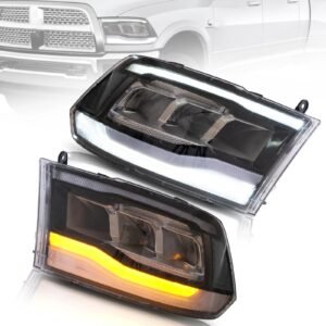 09-18 Dodge Ram 4th Gen 1500 2500 3500 Vland LED Reflection Bowl HeadLights