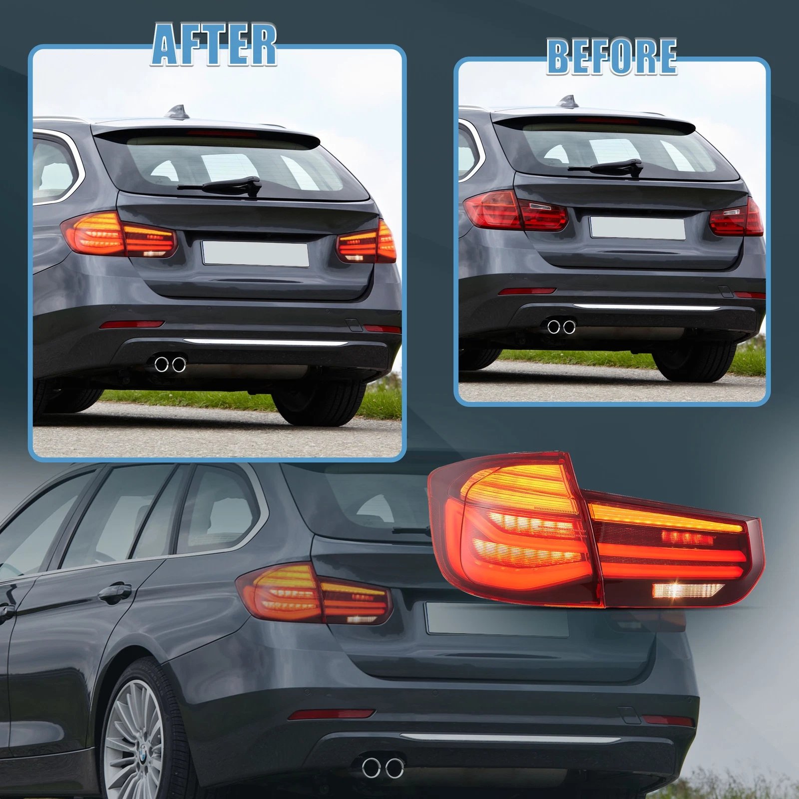 Tail Lights LCI-Style for 12-19 BMW 3 Series F31 S/Wagon - Image 5