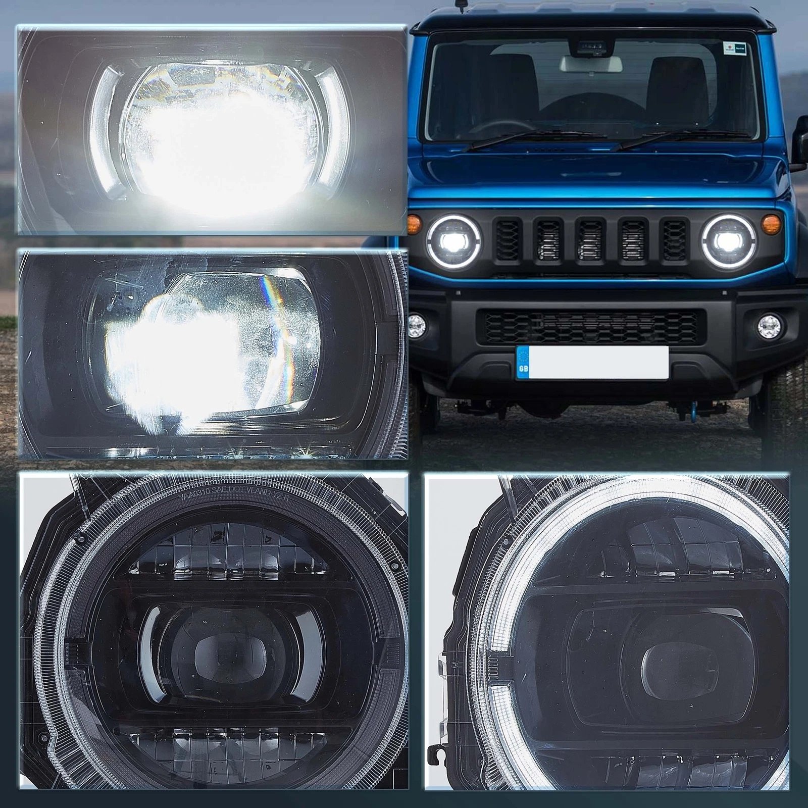 VLAND Headlights for 19-23 Suzuki Jimny Full LED Dual Beam Projector Upgrade - Image 8