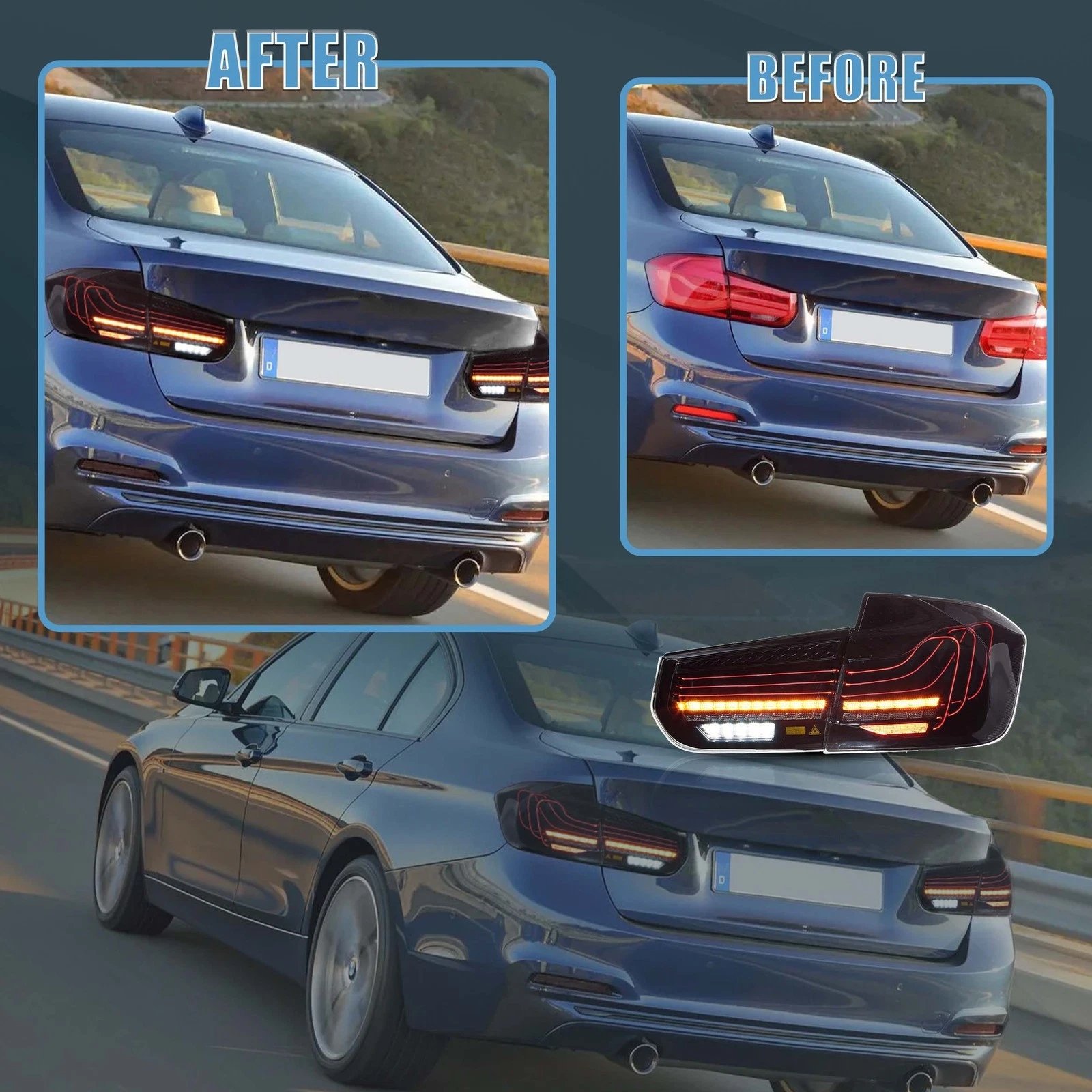 Laser Style Tail Lights For BMW 3-Series F30 F35 F80 2012 - 2018 - Image 19