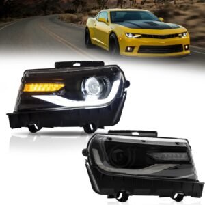 Dual Beam Projector Headlights for 14-15 Chevrolet Camaro