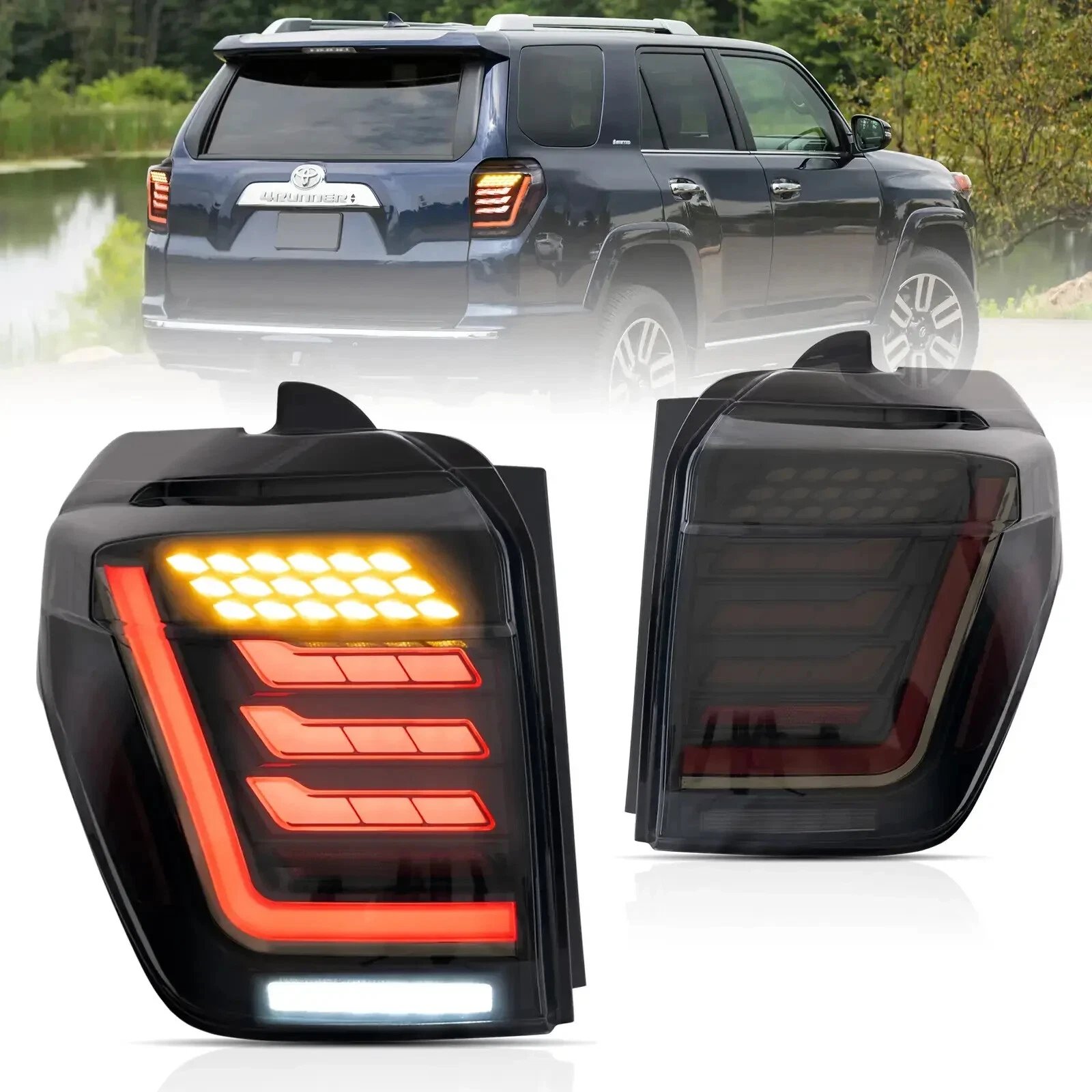 Toyota 4Runner Clear Tail Lights For 2014-2021 - Image 7