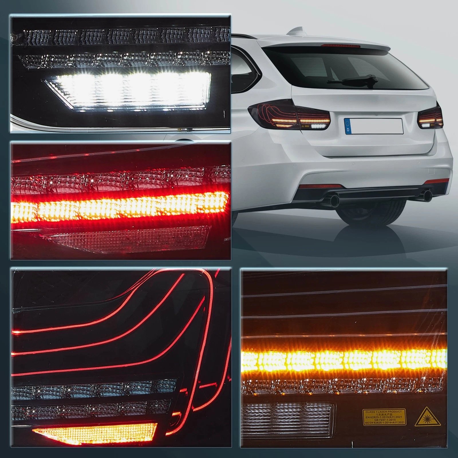 Laser Style Tail Lights For BMW 3-Series F30 F35 F80 2012 - 2018 - Image 22