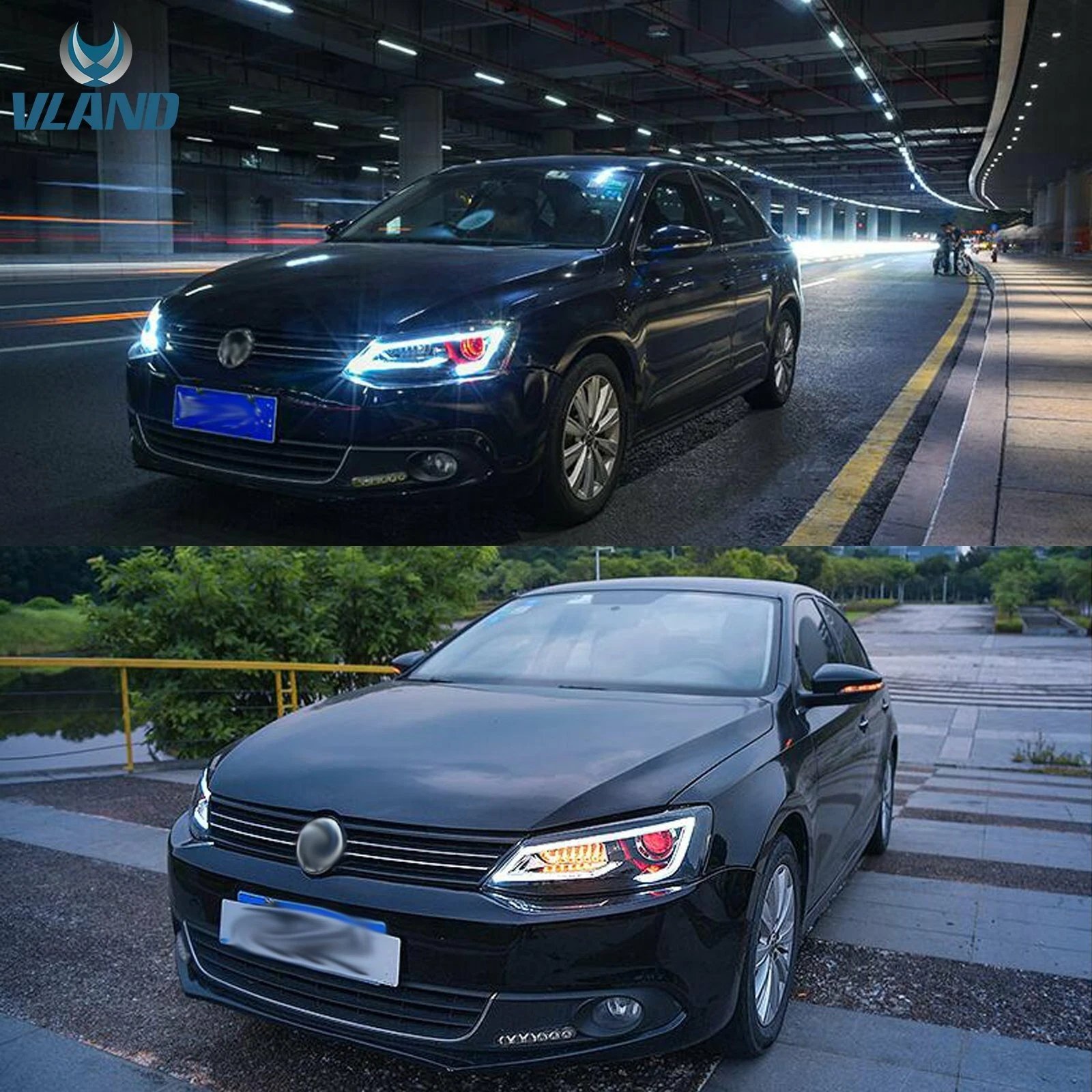 VLAND LED Headlights For 2011-2018 VW Jetta MK6 - Image 19